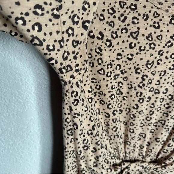 Aerie Knot Front Printed T-Shirt Dress - Picture 6 of 11